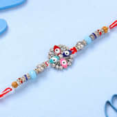 Good Luck Multi Colour Rakhi